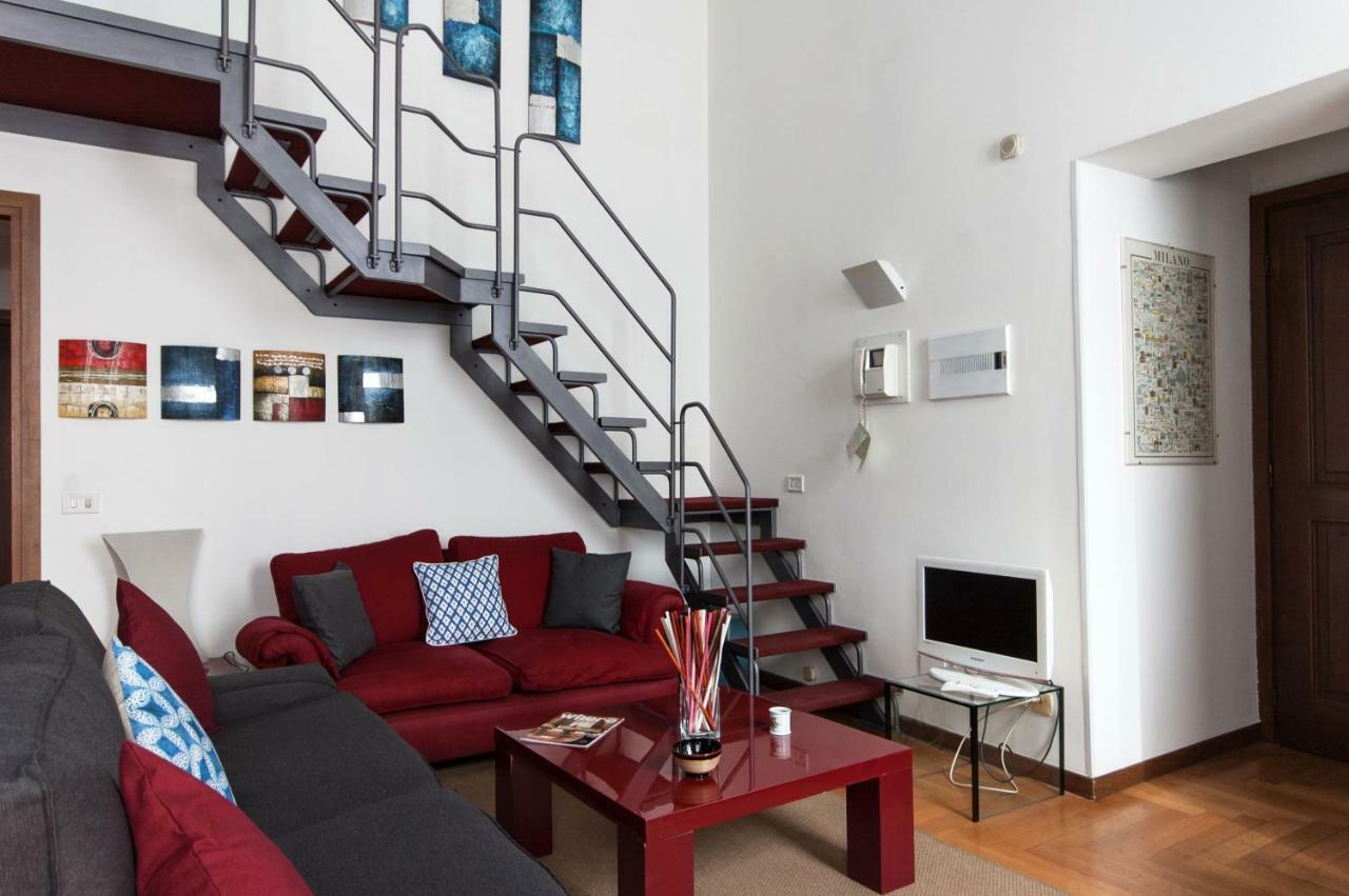 Fancy Blue Duomo Duplex Apartement Milánó Kültér fotó